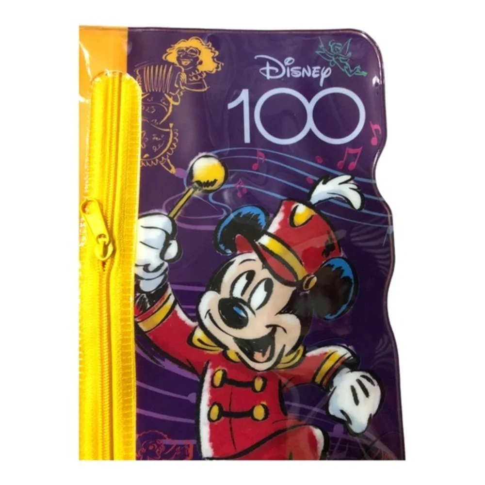 2 Disney 100th Anniversary Mickey Mouse & Disney characters pencil case‎ pouch